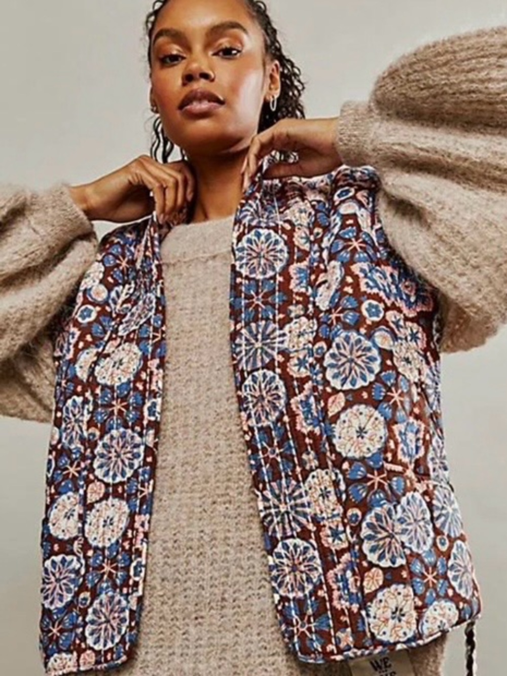 Free People Quilted Vest